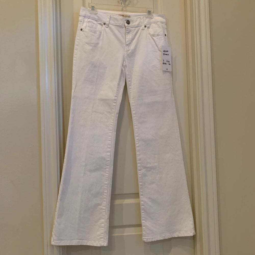 CAbi White Jeans New with Tag Size 4